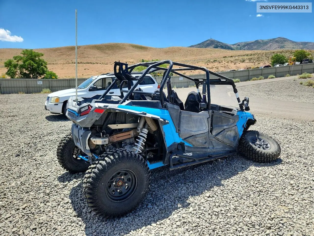 2019 Polaris Rzr Utility Vehicle VIN: 3NSVFE999KG443313 Lot: 59894686