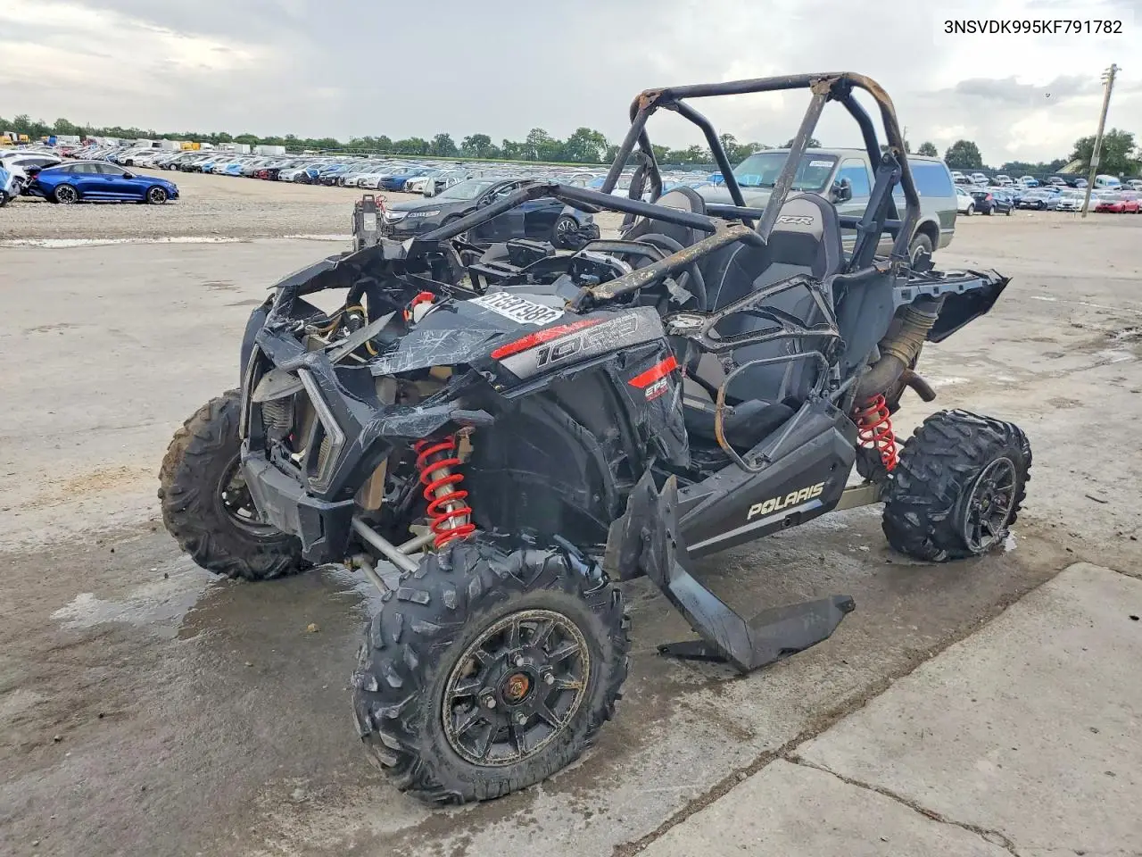 2019 Polaris Rzr Xp 1000 Ride Command VIN: 3NSVDK995KF791782 Lot: 61597986