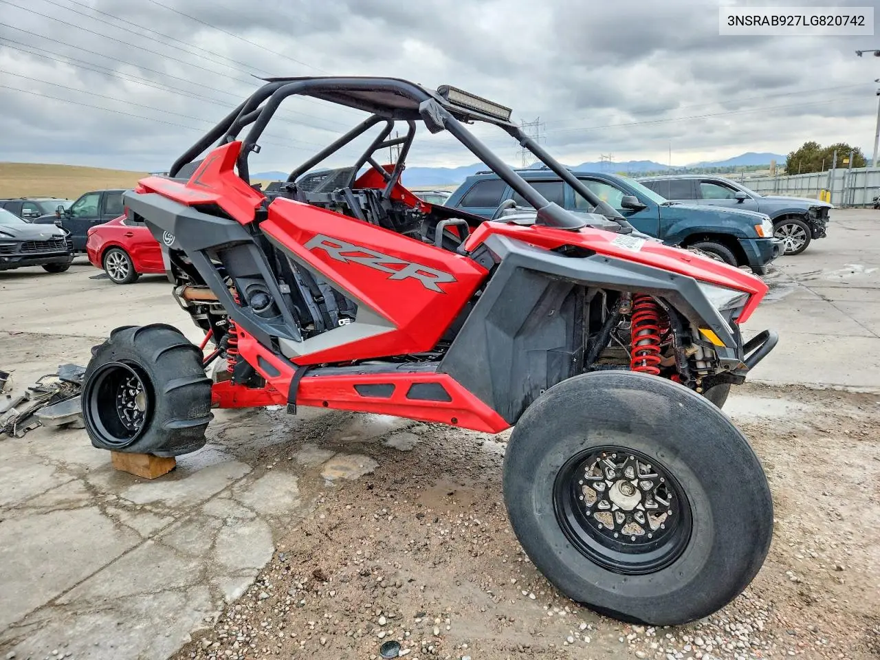 2020 Polaris Rzr Utility Vehicle VIN: 3NSRAB927LG820742 Lot: 51313246