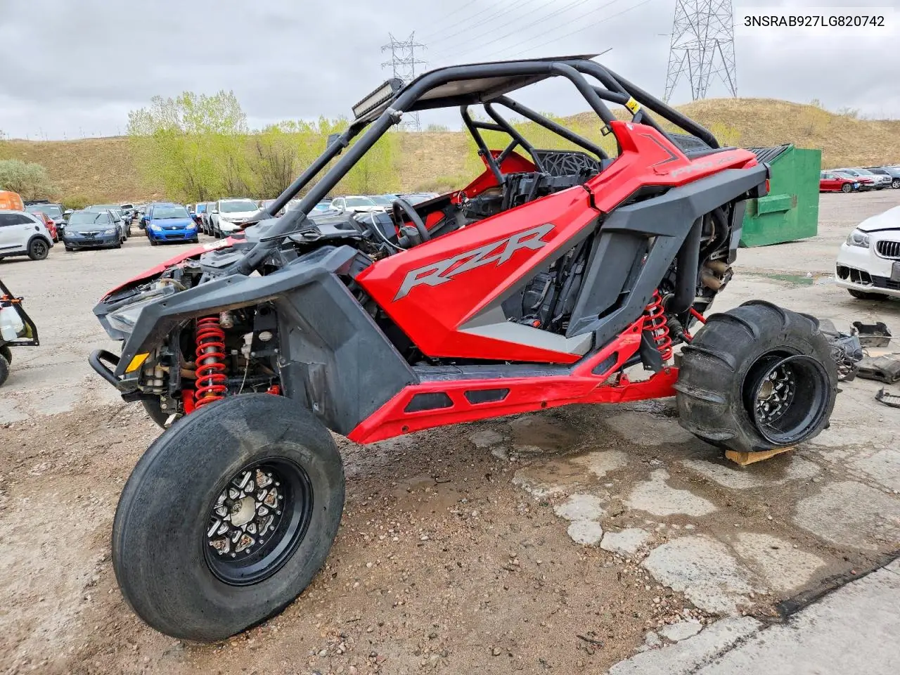 2020 Polaris Rzr Utility Vehicle VIN: 3NSRAB927LG820742 Lot: 51313246