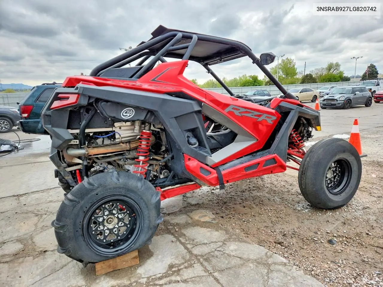 2020 Polaris Rzr Utility Vehicle VIN: 3NSRAB927LG820742 Lot: 51313246