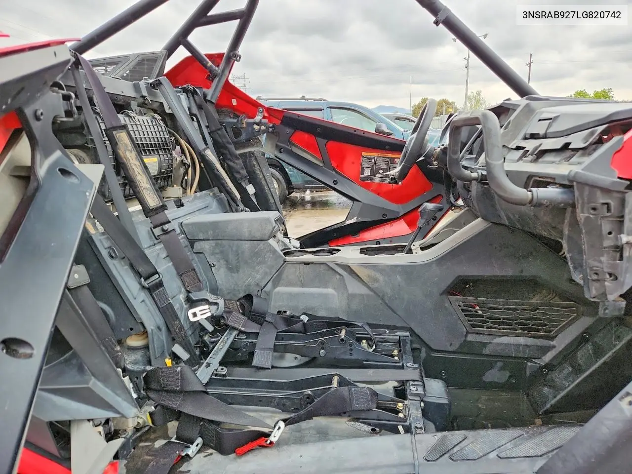 2020 Polaris Rzr Utility Vehicle VIN: 3NSRAB927LG820742 Lot: 51313246