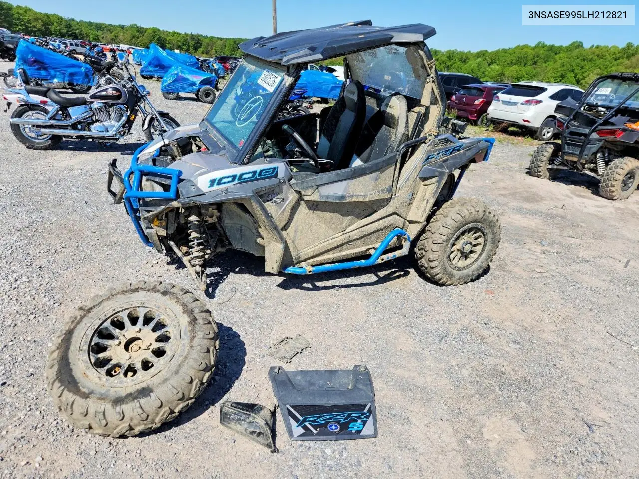 2020 Polaris Rzr 1000 Utility Vehicle VIN: 3NSASE995LH212821 Lot: 53025236