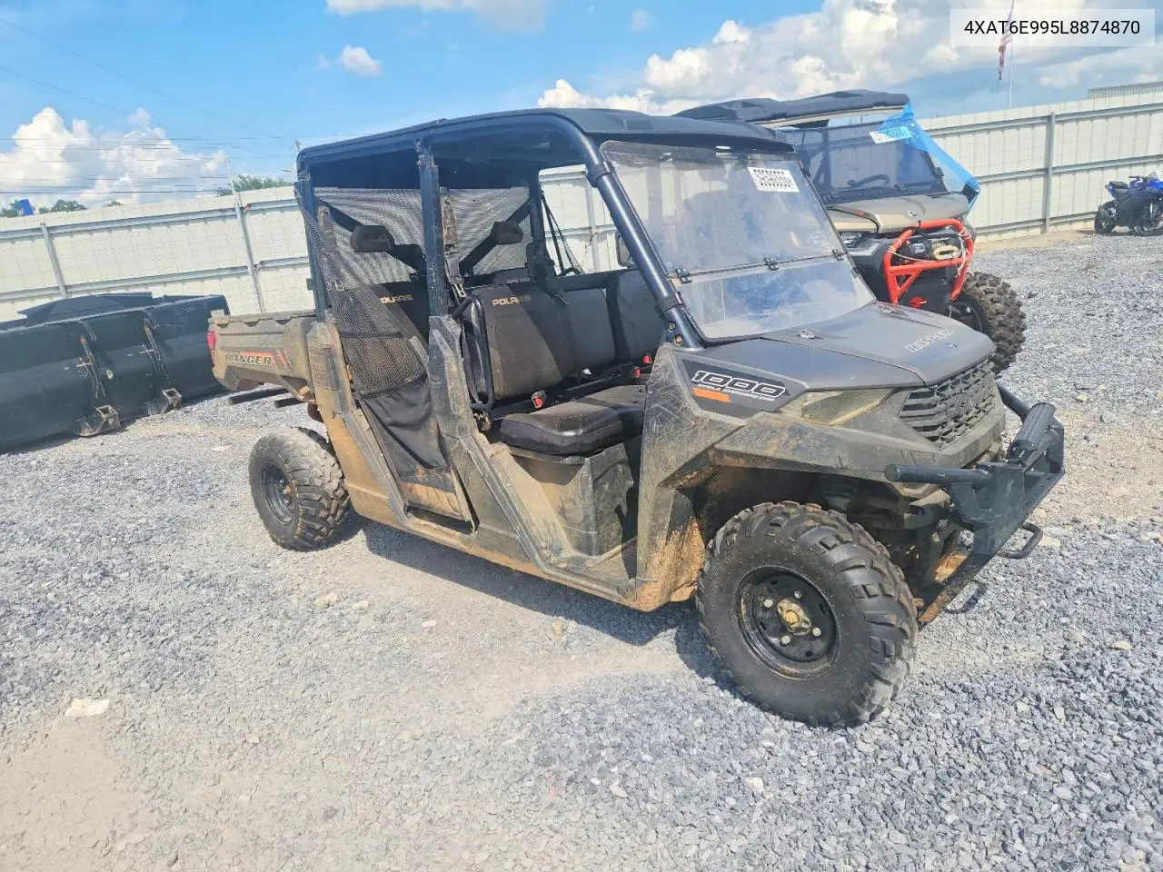 2020 Polaris Ranger Utility Vehicle VIN: 4XAT6E995L8874870 Lot: 59590556