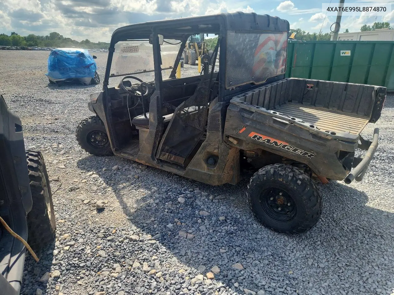 2020 Polaris Ranger Utility Vehicle VIN: 4XAT6E995L8874870 Lot: 59590556