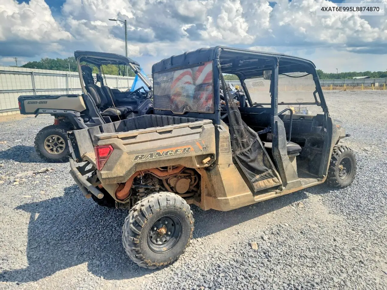 2020 Polaris Ranger Utility Vehicle VIN: 4XAT6E995L8874870 Lot: 59590556