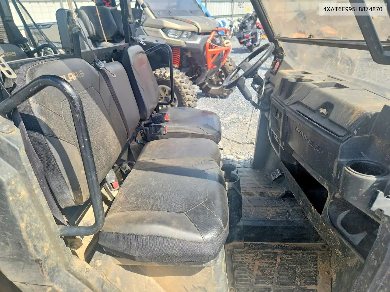2020 Polaris Ranger Utility Vehicle VIN: 4XAT6E995L8874870 Lot: 59590556