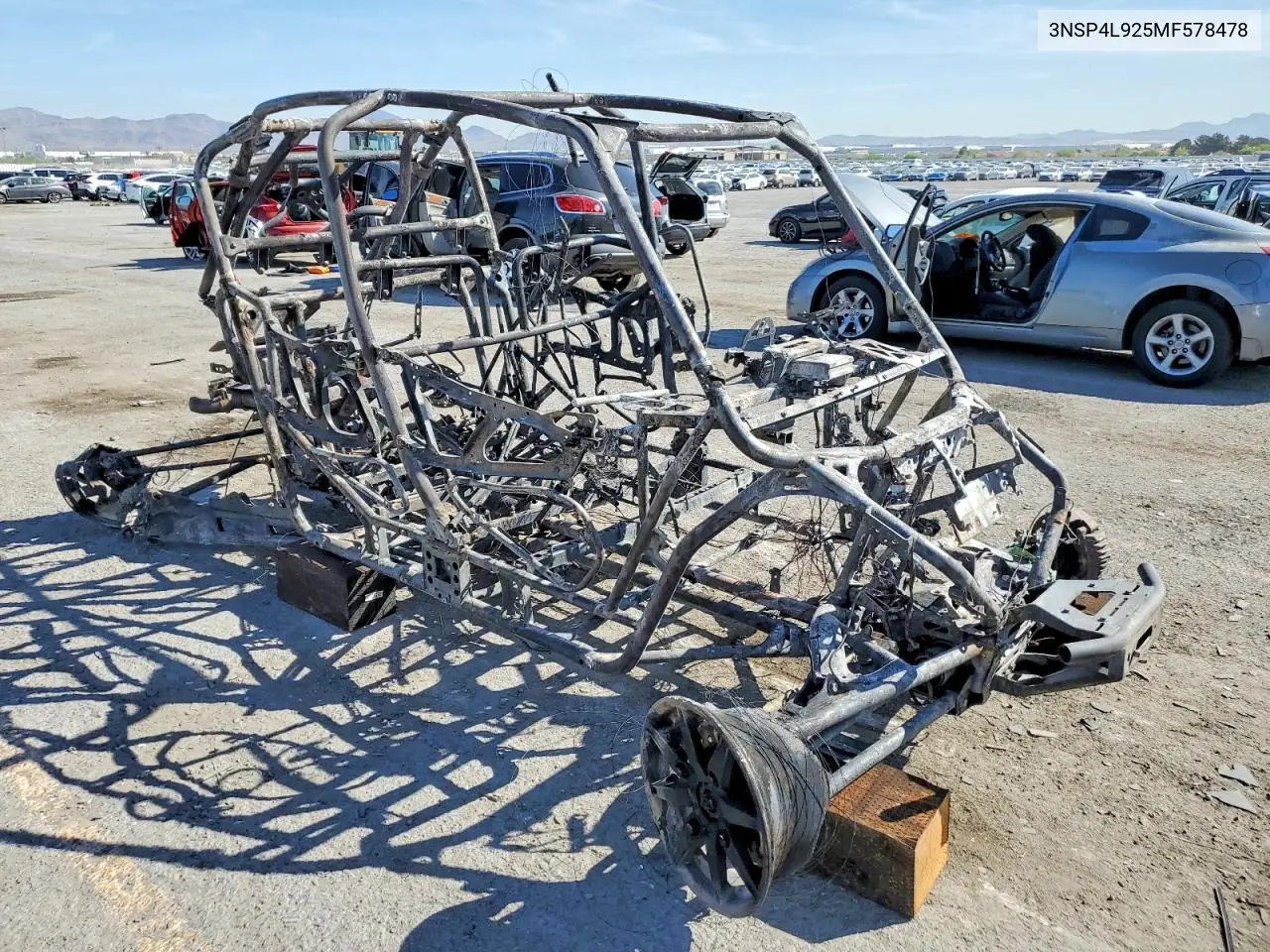 2021 Polaris Rzr Utility Vehicle VIN: 3NSP4L925MF578478 Lot: 47350096