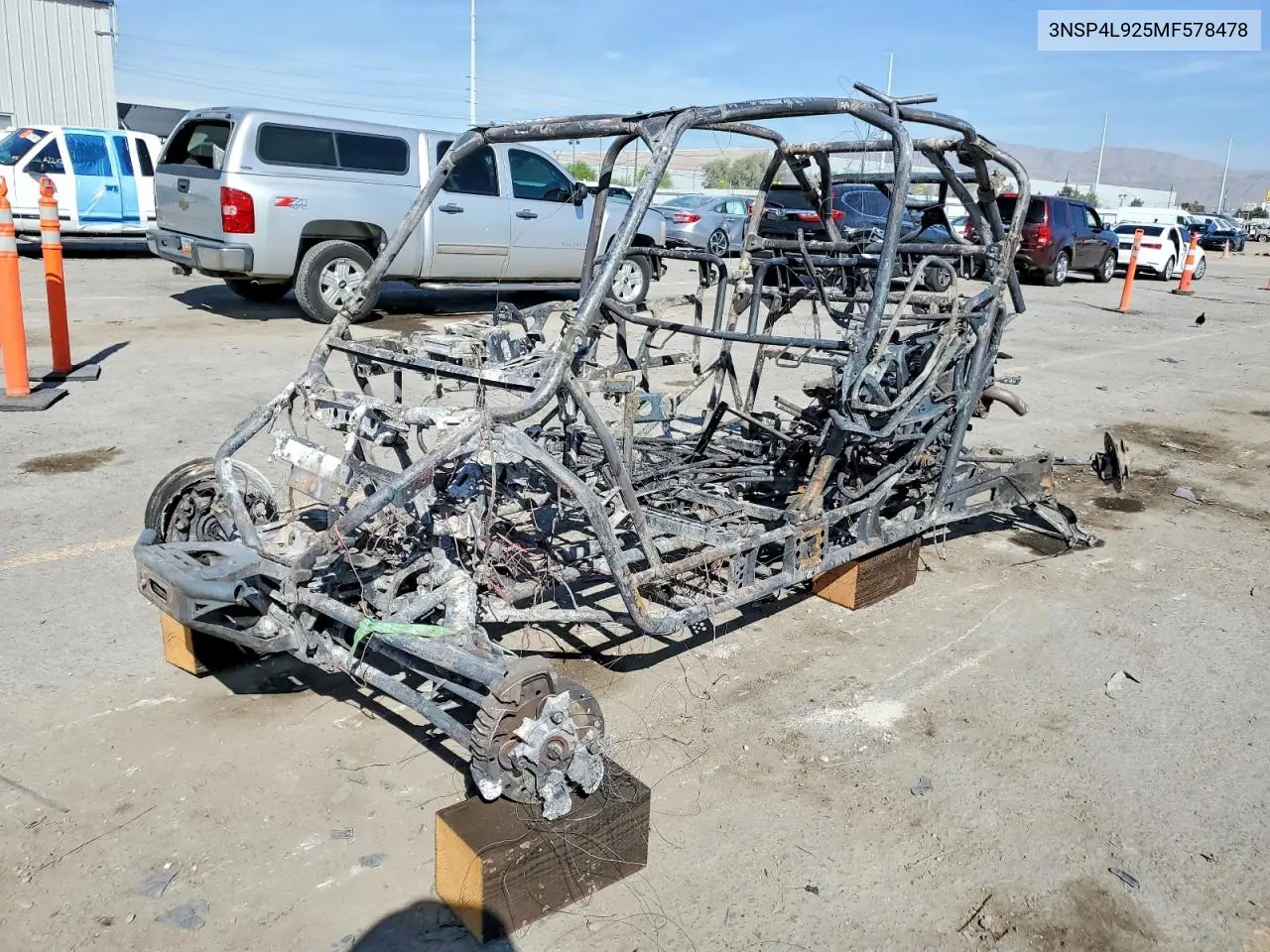 2021 Polaris Rzr Utility Vehicle VIN: 3NSP4L925MF578478 Lot: 47350096