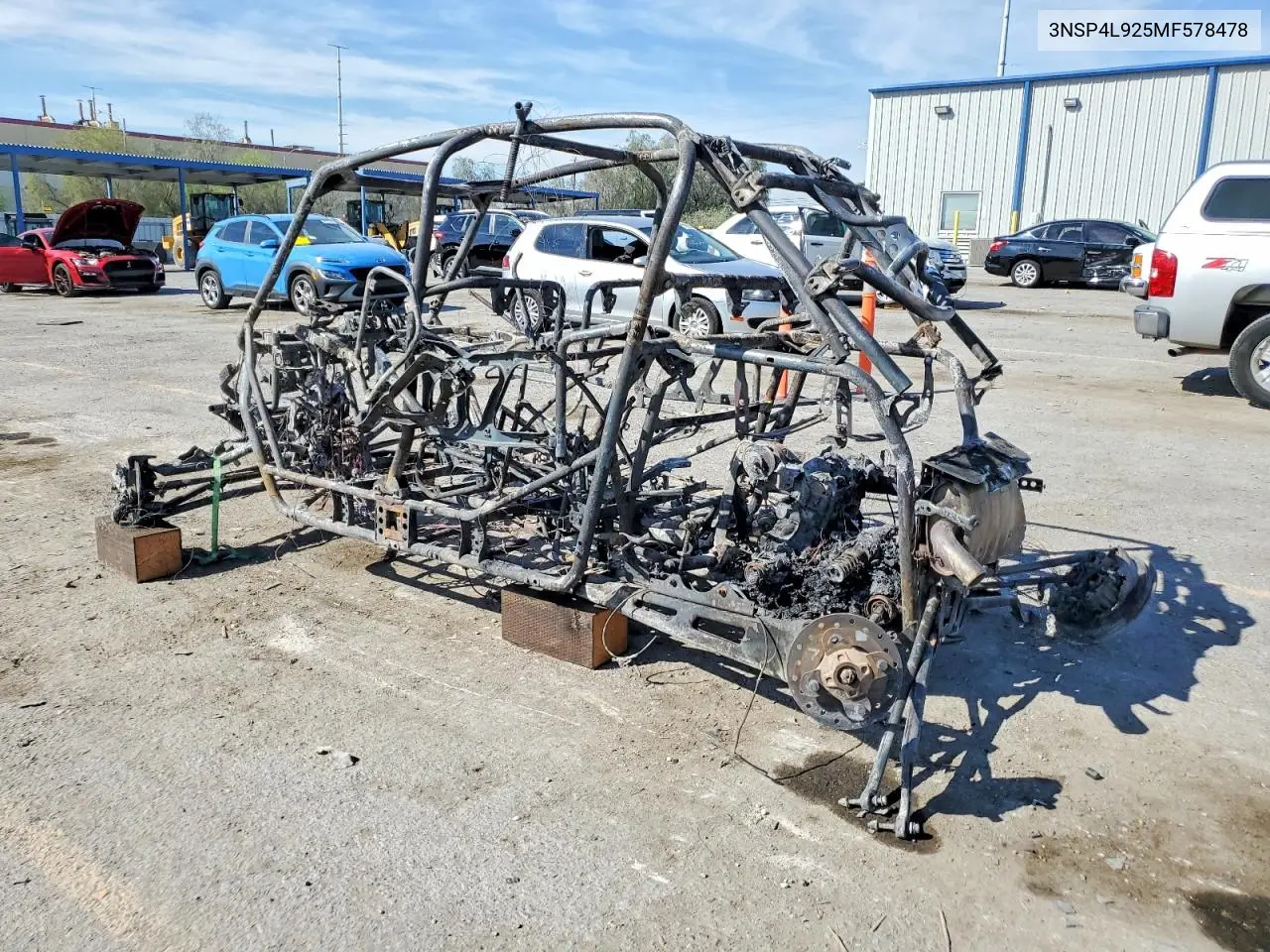2021 Polaris Rzr Utility Vehicle VIN: 3NSP4L925MF578478 Lot: 47350096