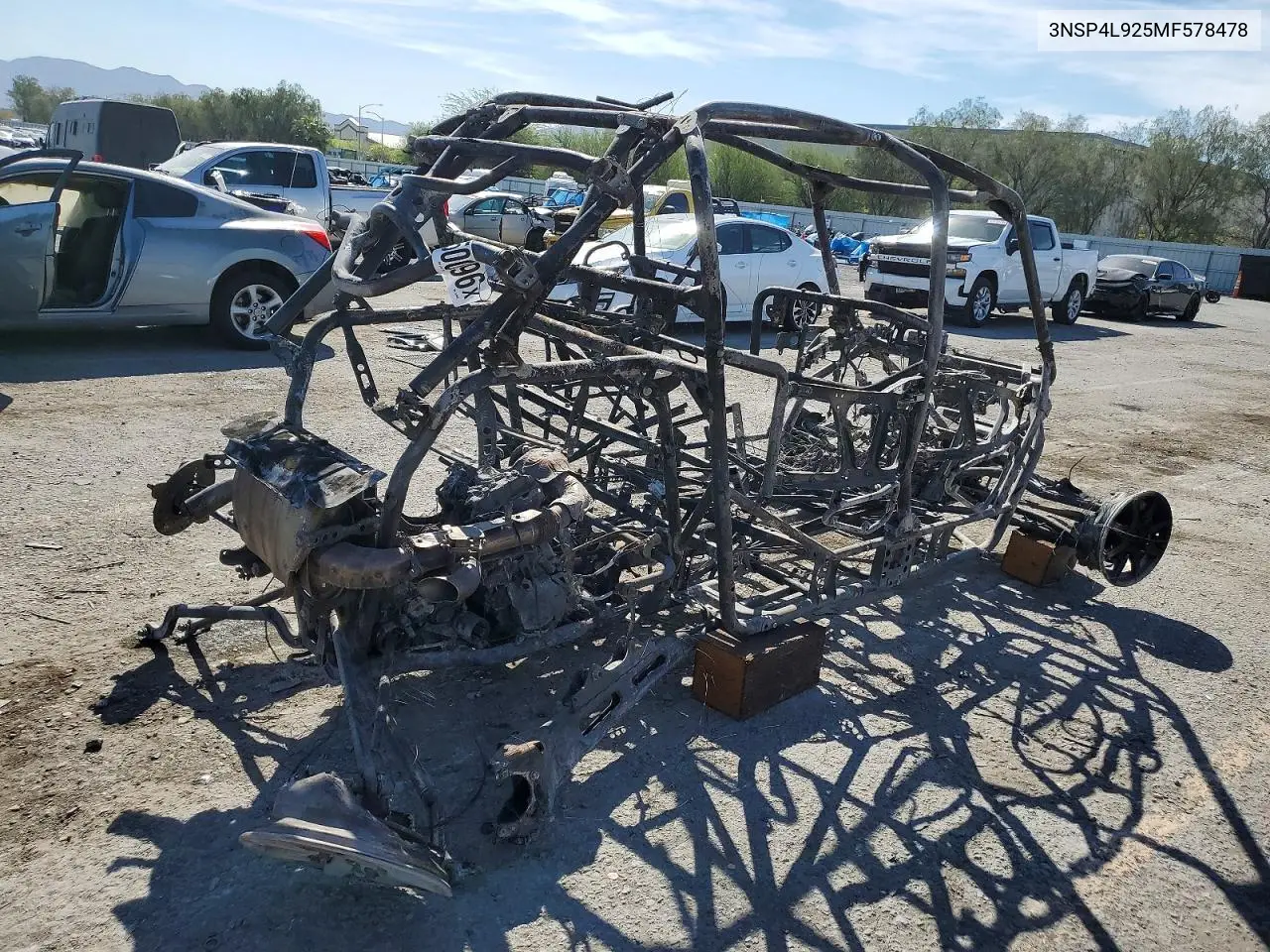 2021 Polaris Rzr Utility Vehicle VIN: 3NSP4L925MF578478 Lot: 47350096