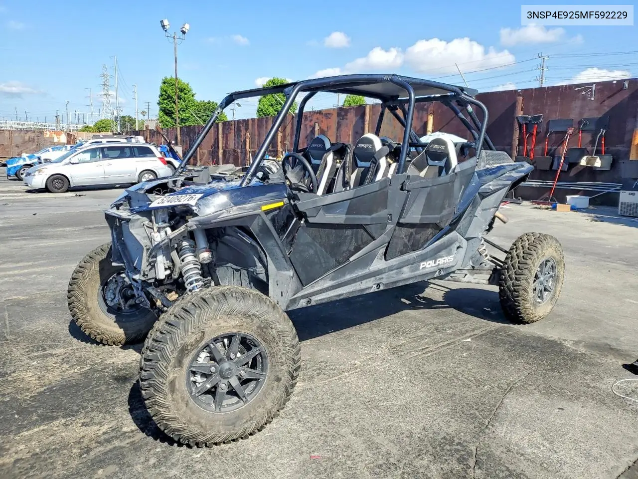 2021 Polaris Rzr Utility Vehicle VIN: 3NSP4E925MF592229 Lot: 52409276