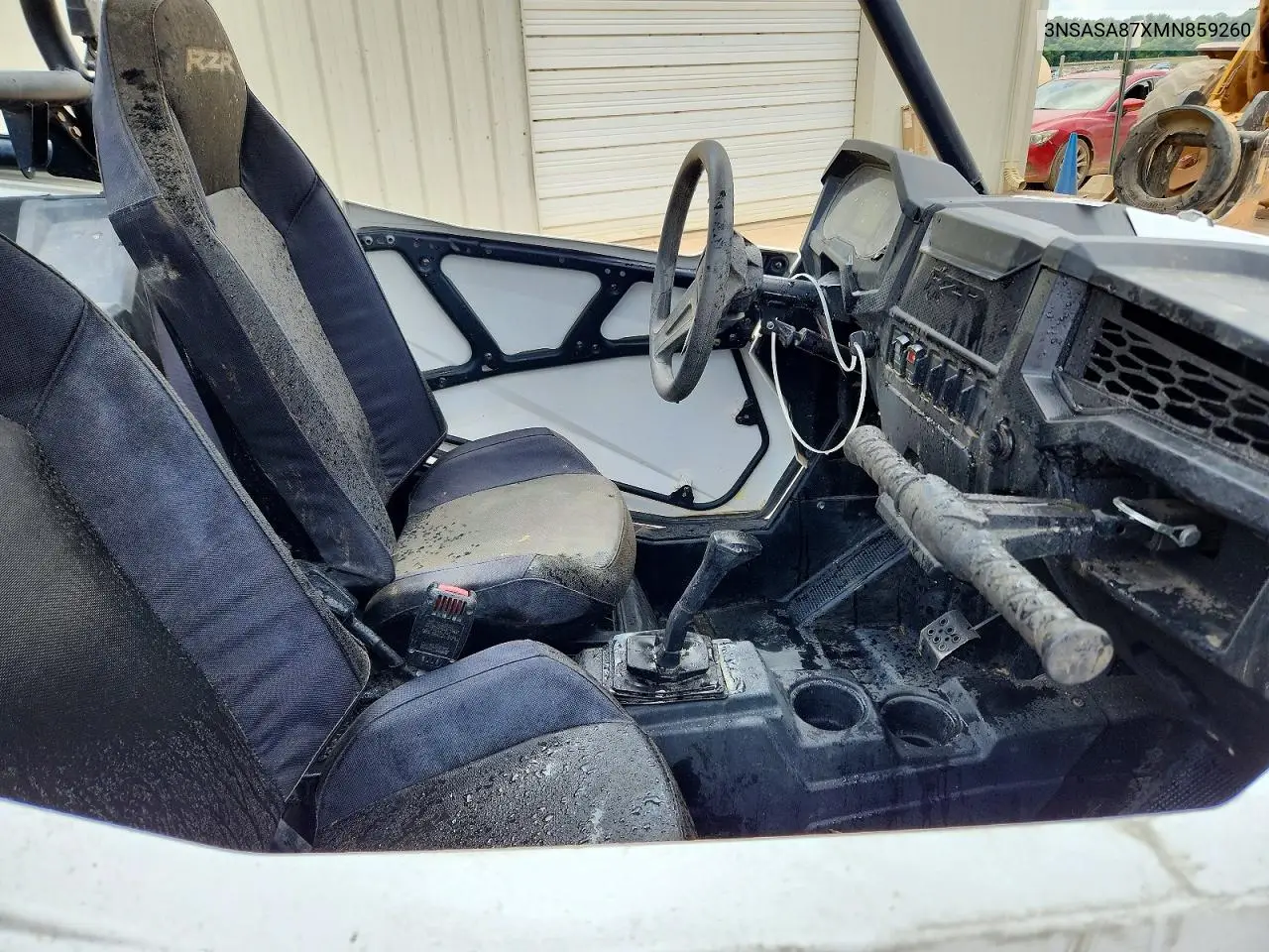 2021 Polaris Rzr Utility Vehicle VIN: 3NSASA87XMN859260 Lot: 54073906