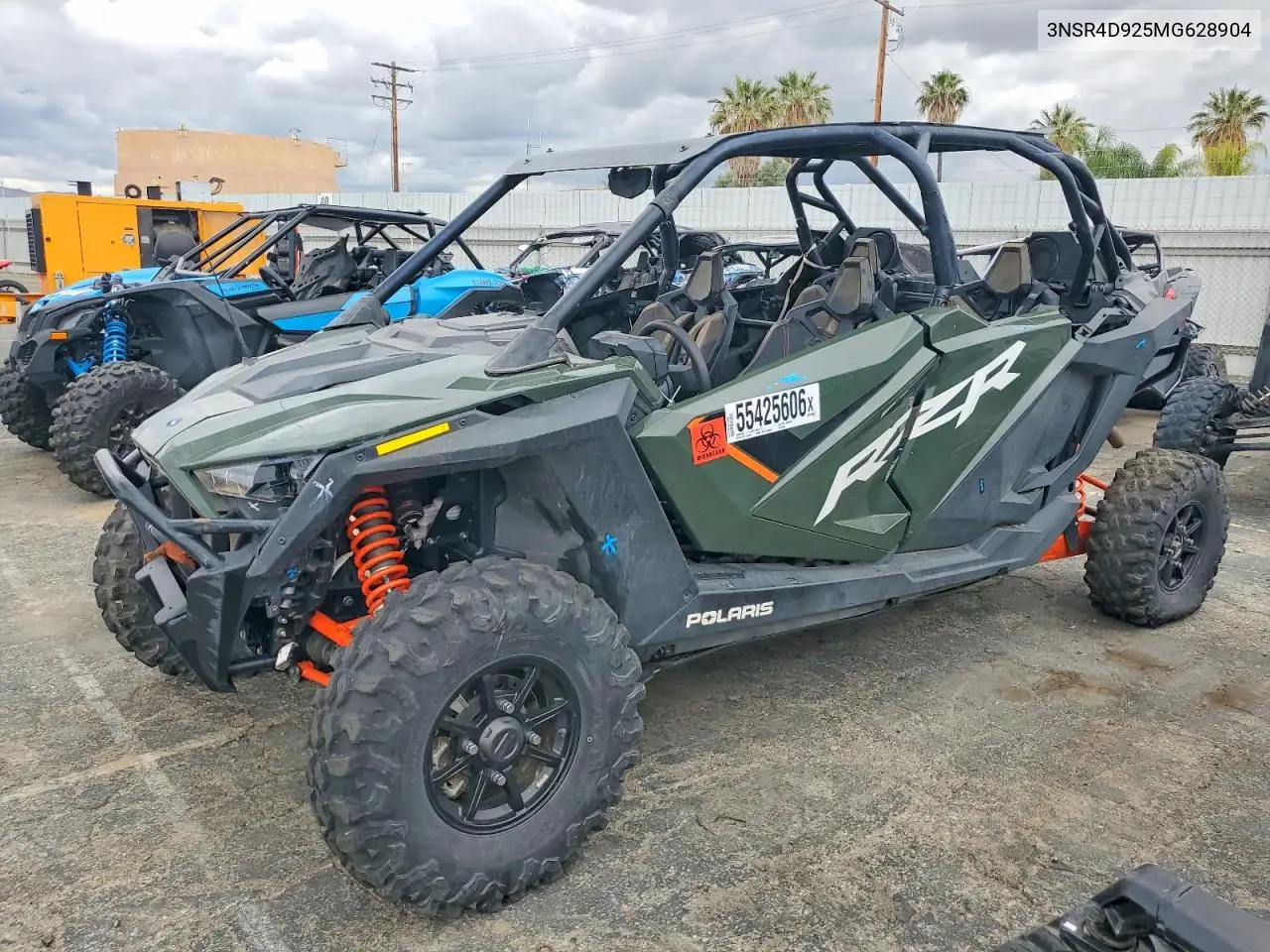 2021 Polaris Rzr Pro Xp Utility Vehicle VIN: 3NSR4D925MG628904 Lot: 55425606
