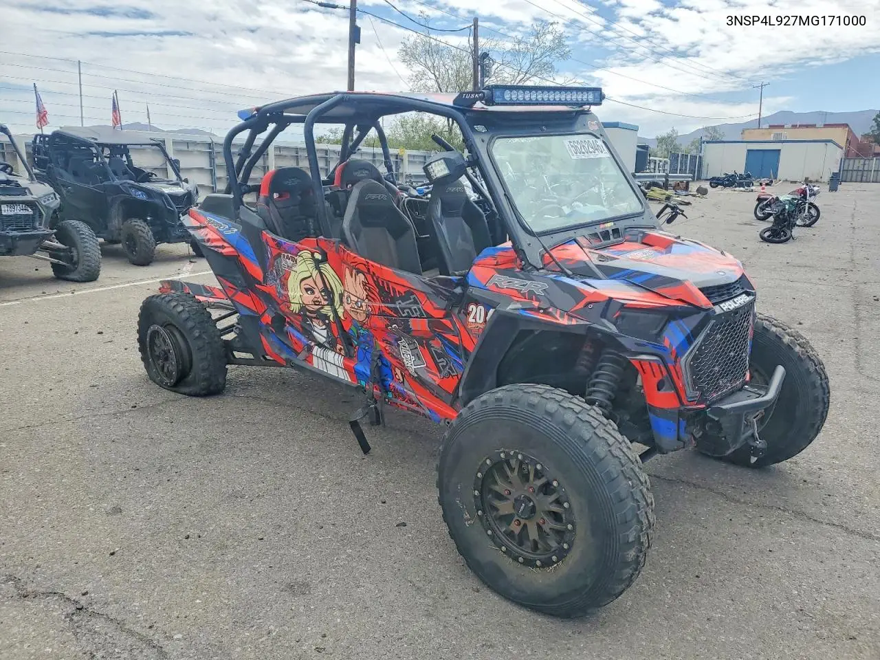2021 Polaris Rzr Turbo Turbo S 4 VIN: 3NSP4L927MG171000 Lot: 56262946