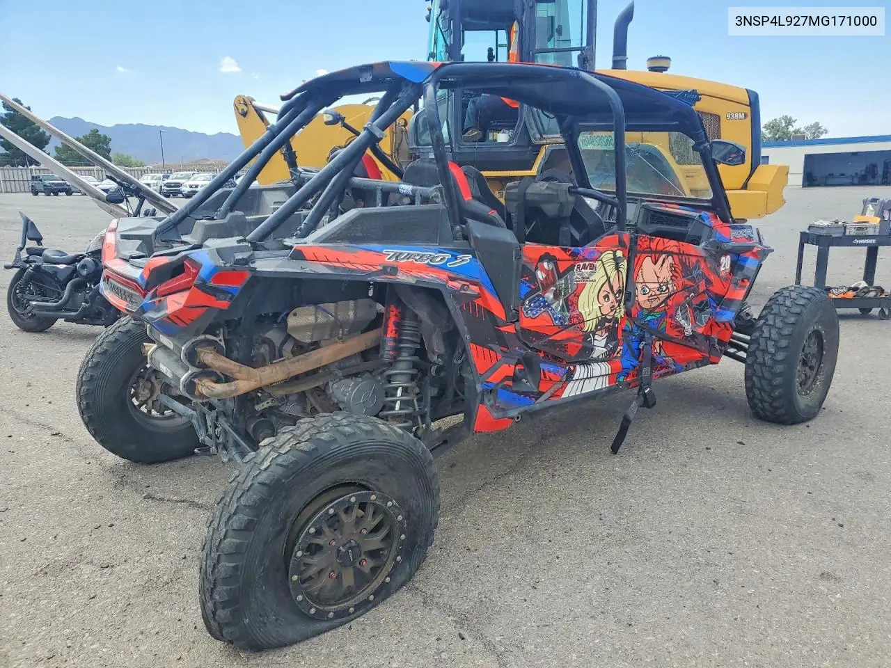 2021 Polaris Rzr Turbo Turbo S 4 VIN: 3NSP4L927MG171000 Lot: 56262946