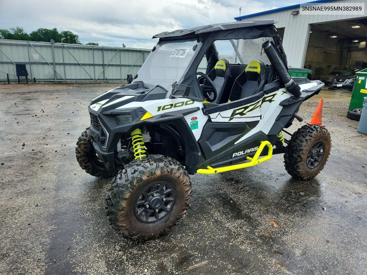 2021 Polaris Rzr 1000 Xp Utility Vehicle VIN: 3NSNAE995MN382989 Lot: 57187736