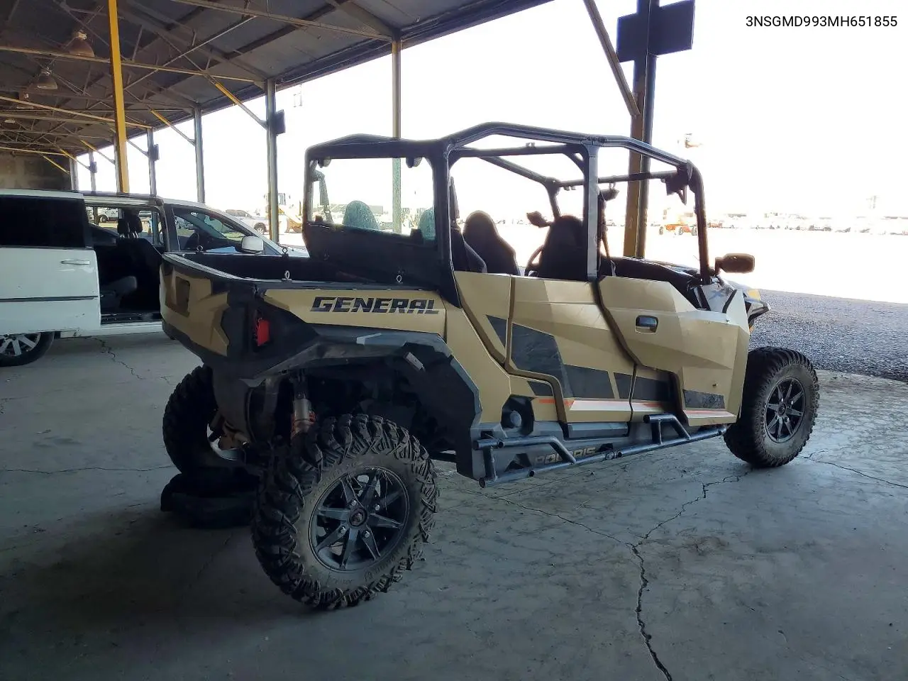 2021 Polaris General Xp Utility Vehicle VIN: 3NSGMD993MH651855 Lot: 57945246