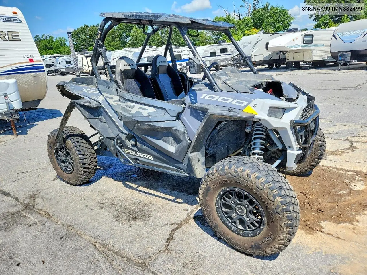 2021 Polaris Rzr Utility Vehicle VIN: 3NSNAK991MN382499 Lot: 59849816