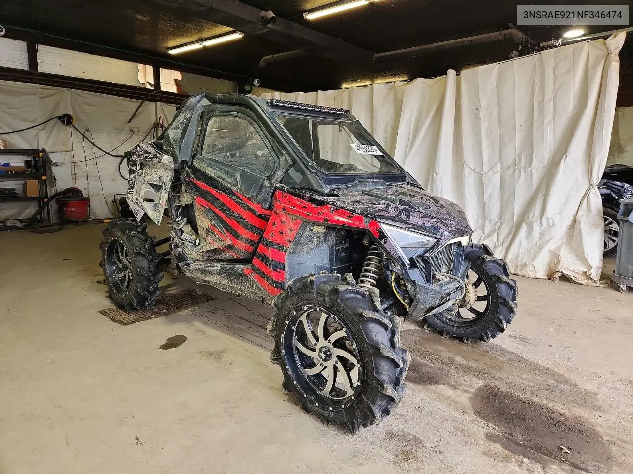2022 Polaris Rzr Utility Vehicle VIN: 3NSRAE921NF346474 Lot: 48052396