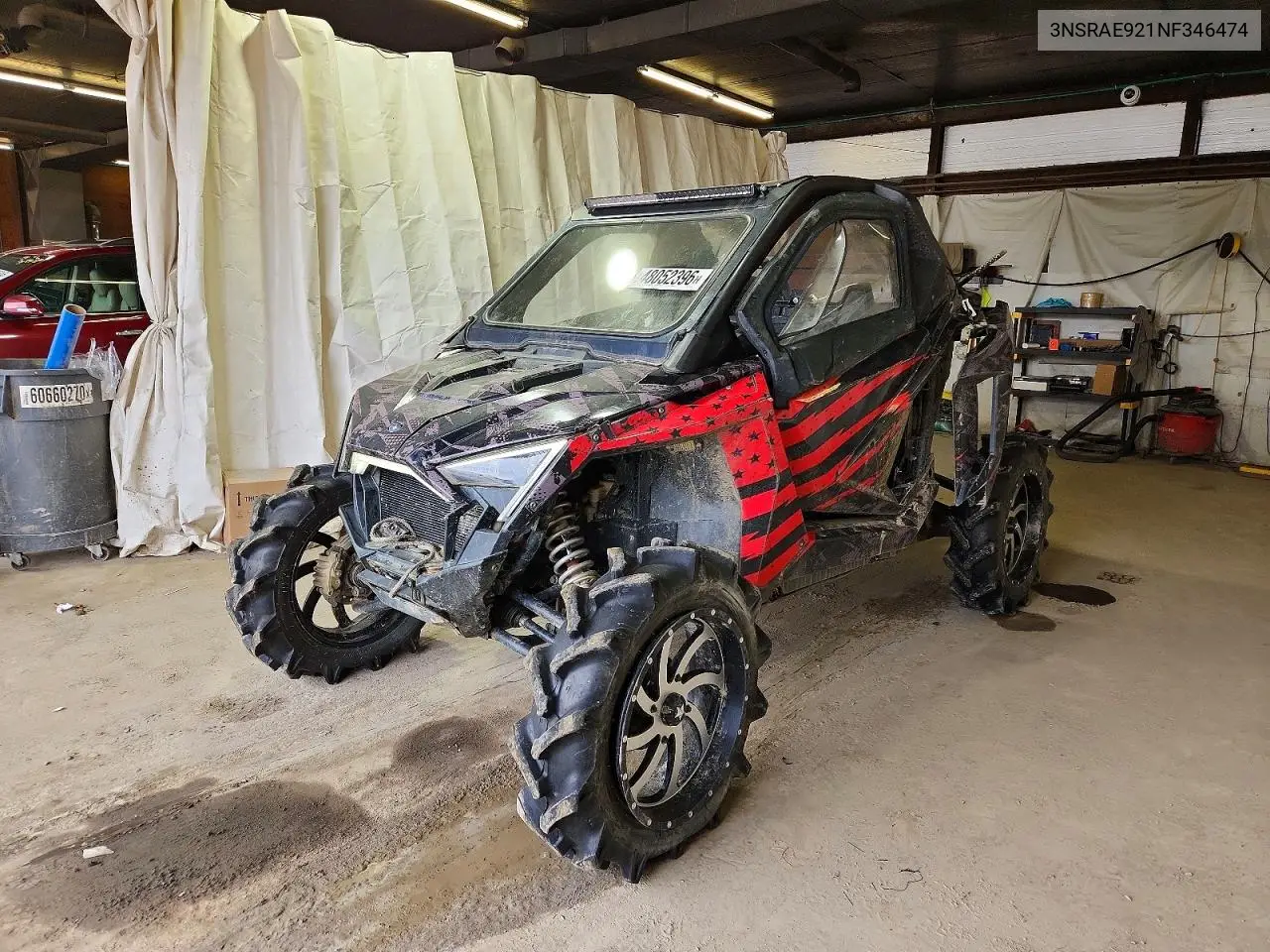 2022 Polaris Rzr Utility Vehicle VIN: 3NSRAE921NF346474 Lot: 48052396