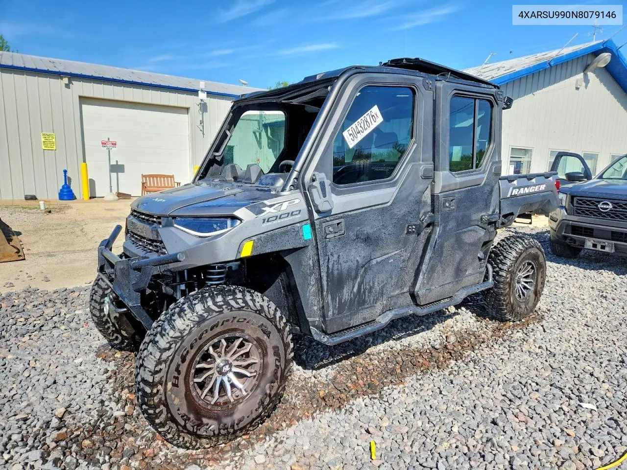 2022 Polaris Ranger Utility Vehicle VIN: 4XARSU990N8079146 Lot: 50432876