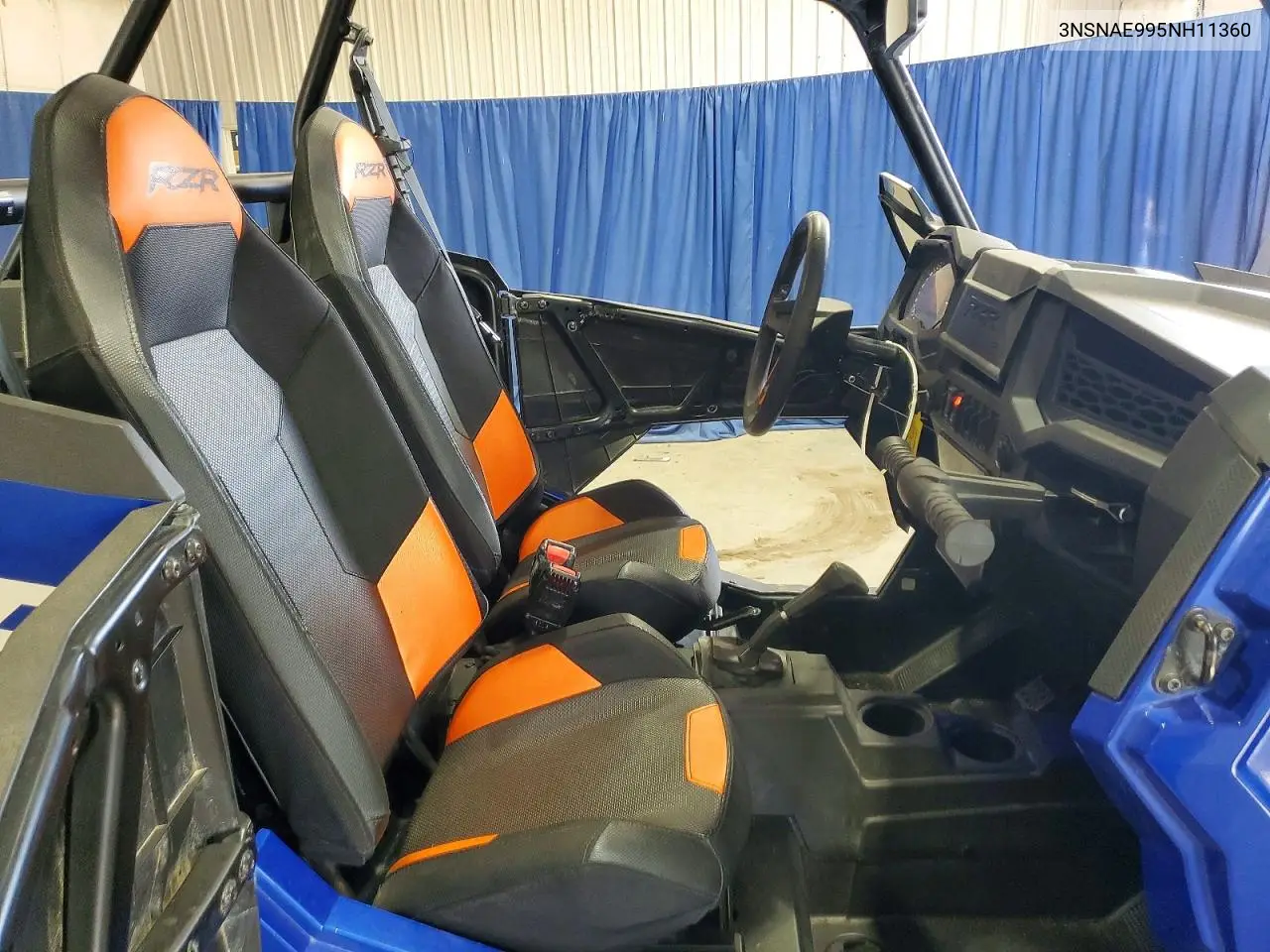 2022 Polaris Rzr Xp 1000 Utility Vehicle VIN: 3NSNAE995NH11360 Lot: 51451846