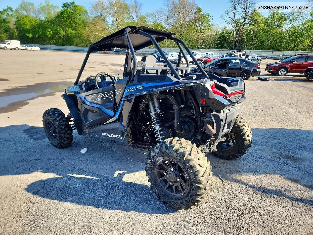 2022 Polaris Rzr 1000 Xp Utility Vehicle VIN: 3NSNAK991NN475878 Lot: 52891946