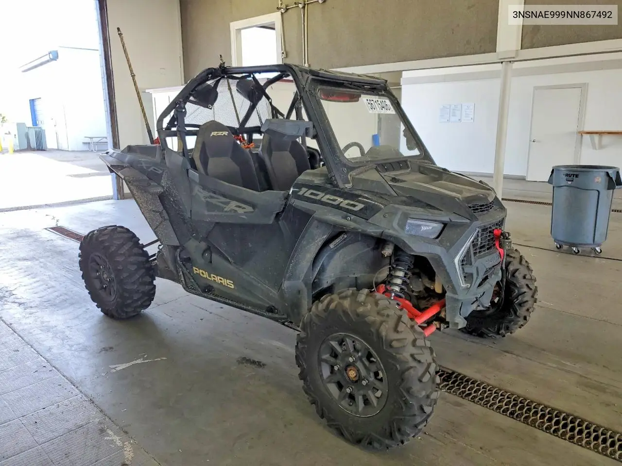 2022 Polaris Rzr Xp 1000 Utility Vehicle VIN: 3NSNAE999NN867492 Lot: 56715406