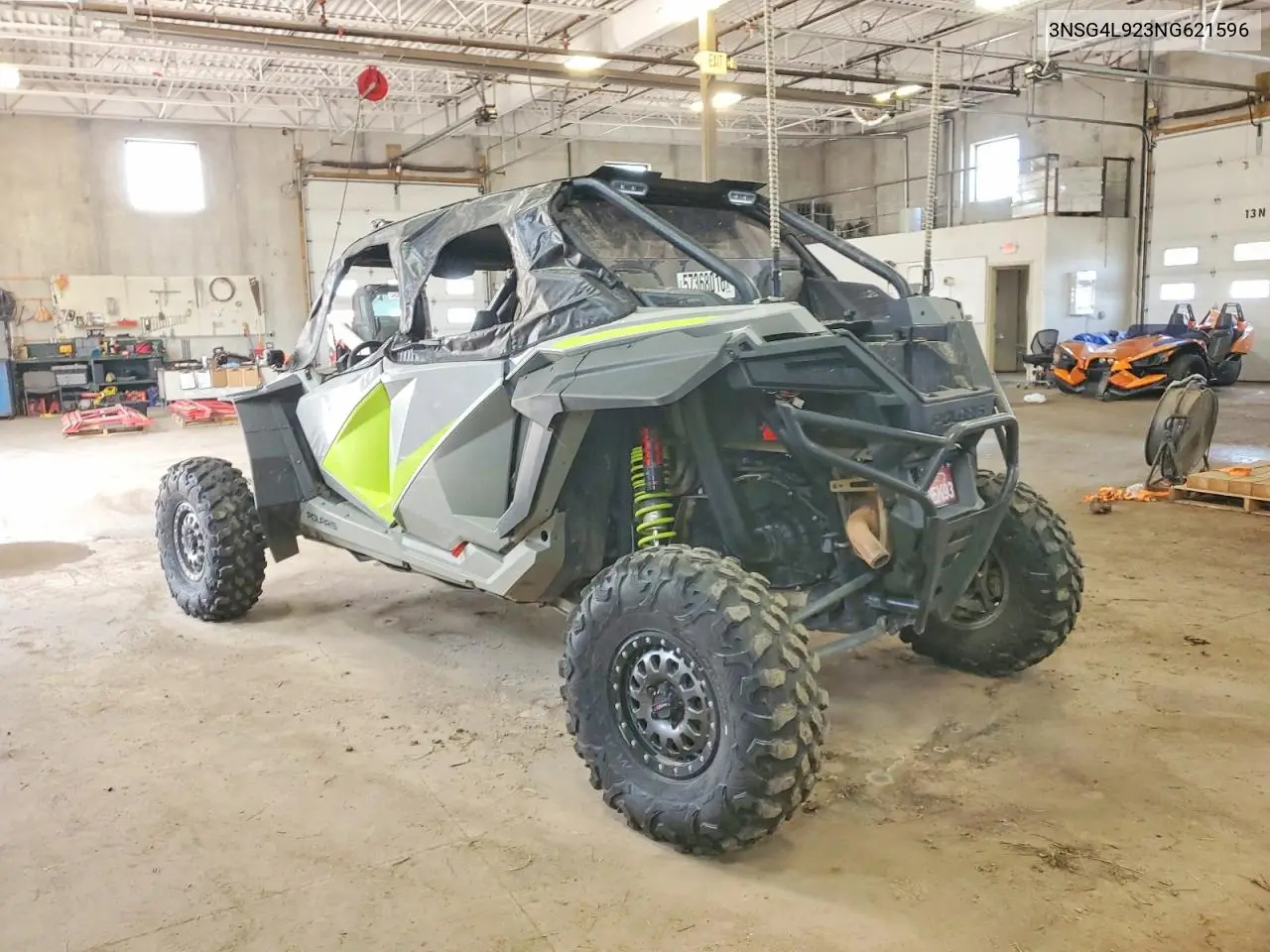 2022 Pols Rzr Turbo R 4 Utility Vehicle VIN: 3NSG4L923NG621596 Lot: 57368016