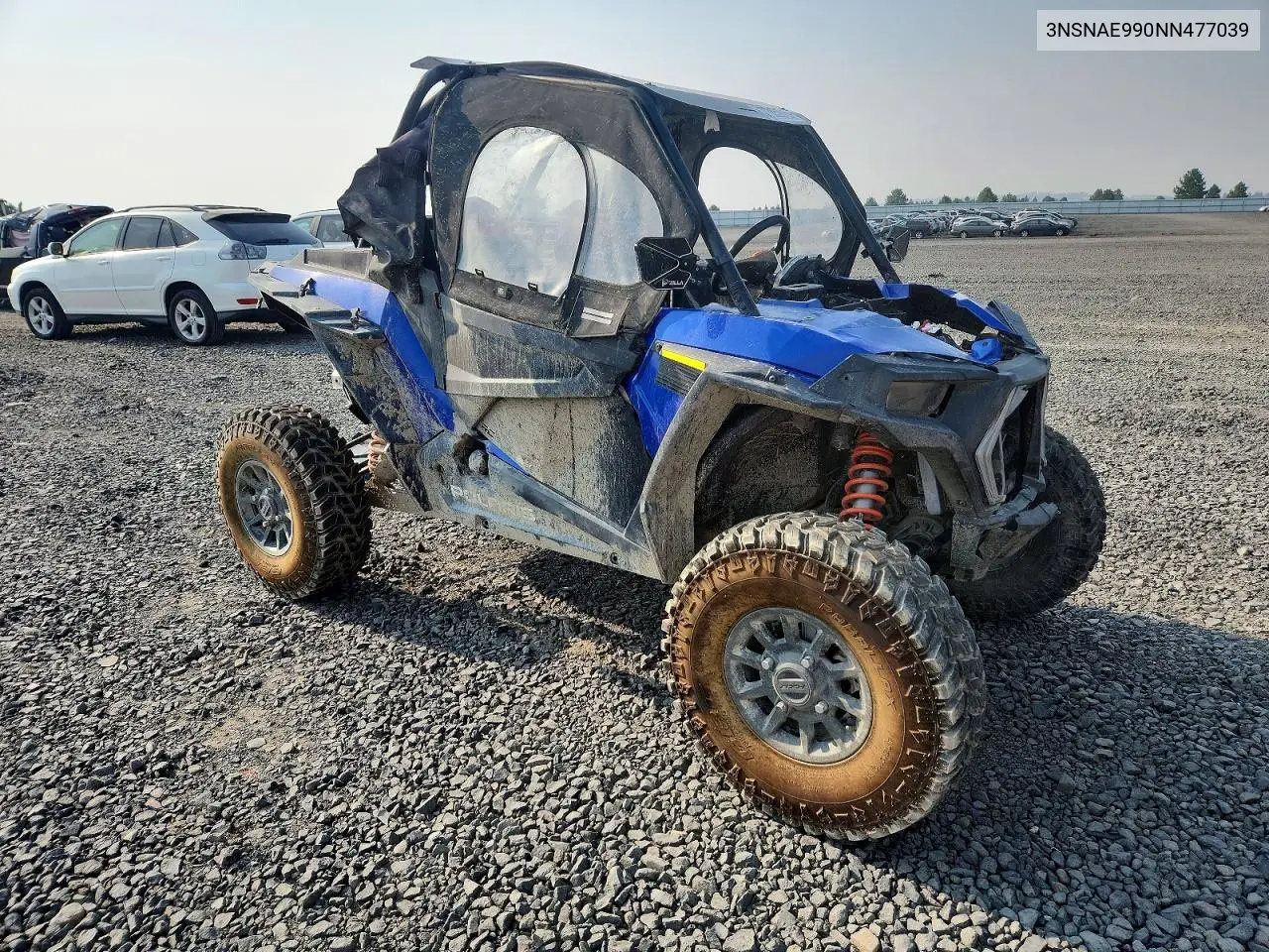 2022 Polaris Rzr Xp 1000 VIN: 3NSNAE990NN477039 Lot: 57385976