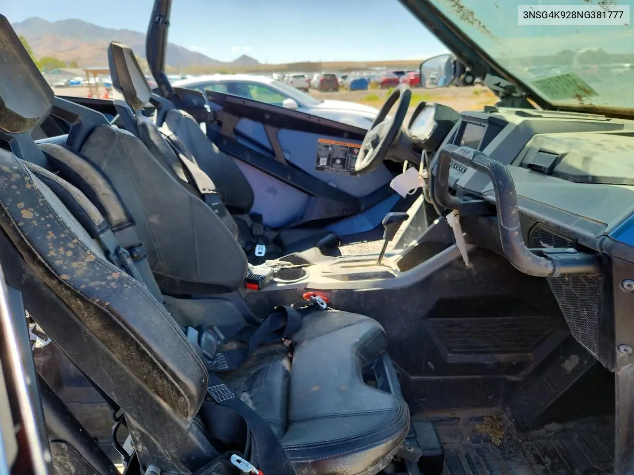 2022 Polaris Rzr Utility Vehicle VIN: 3NSG4K928NG381777 Lot: 58913186