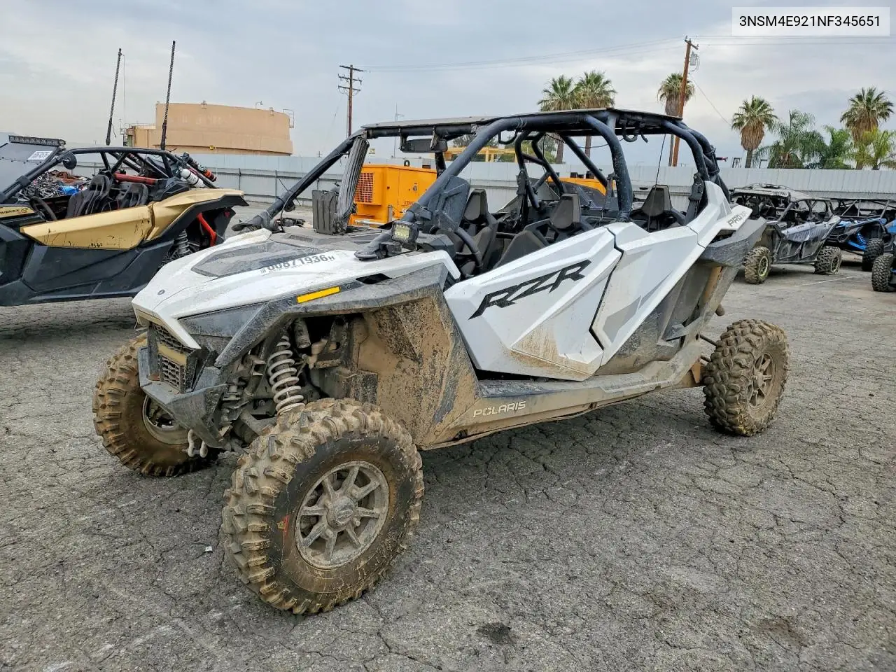 2022 Polaris Rzr Pro Xp Utility Vehicle VIN: 3NSM4E921NF345651 Lot: 60871936