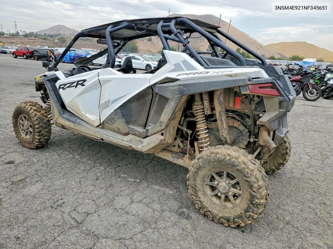 2022 Polaris Rzr Pro Xp Utility Vehicle VIN: 3NSM4E921NF345651 Lot: 60871936