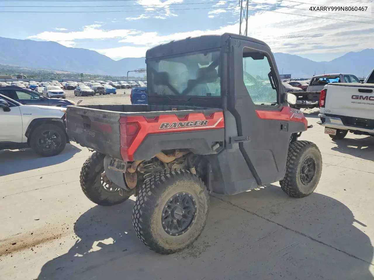 2022 Polaris Ranger Utility Vehicle VIN: 4XARRY999N8060467 Lot: 61946286