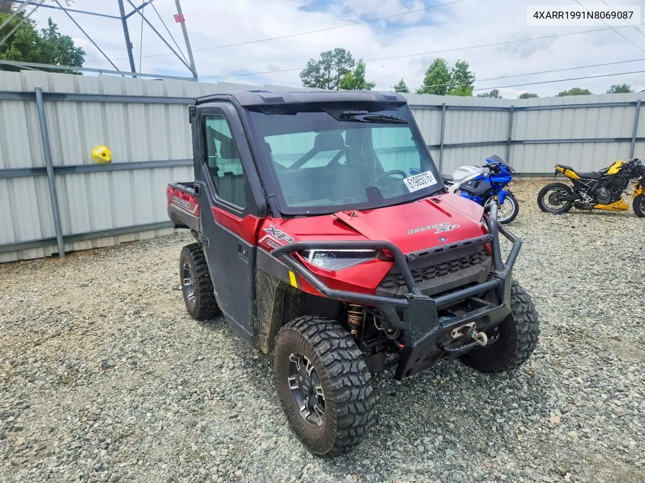 2022 Polaris Ranger Crew Xp 1000 Northstar Ultimate VIN: 4XARR1991N8069087 Lot: 61985076