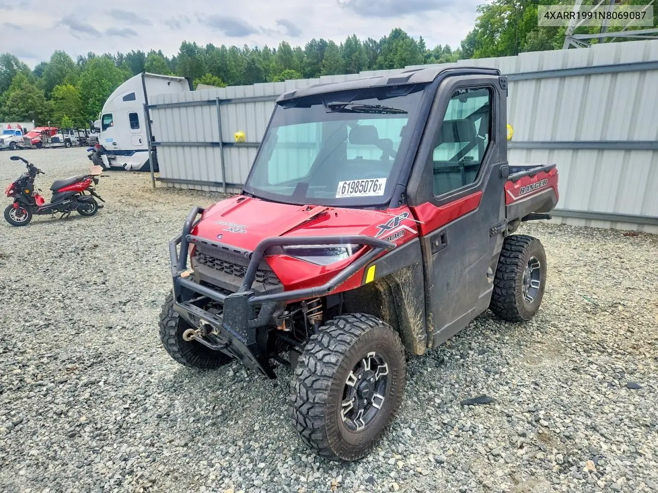 2022 Polaris Ranger Crew Xp 1000 Northstar Ultimate VIN: 4XARR1991N8069087 Lot: 61985076
