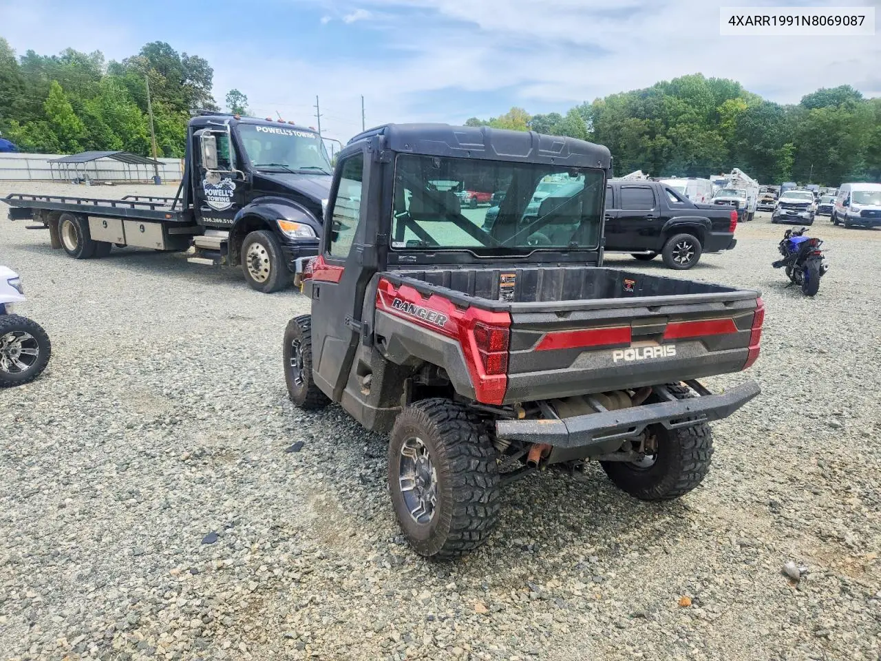 2022 Polaris Ranger Crew Xp 1000 Northstar Ultimate VIN: 4XARR1991N8069087 Lot: 61985076