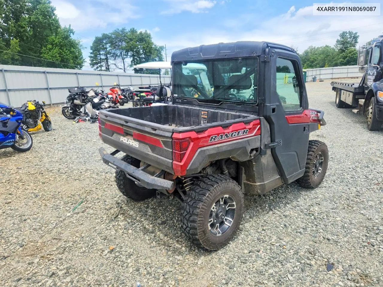 2022 Polaris Ranger Crew Xp 1000 Northstar Ultimate VIN: 4XARR1991N8069087 Lot: 61985076