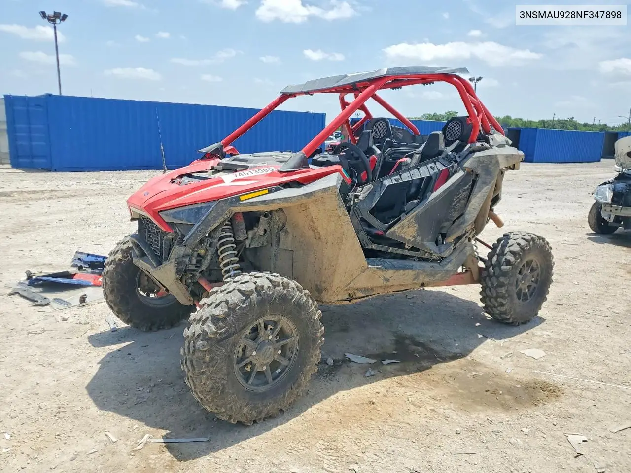 2022 Polaris Utility Vehicle VIN: 3NSMAU928NF347898 Lot: 74513985
