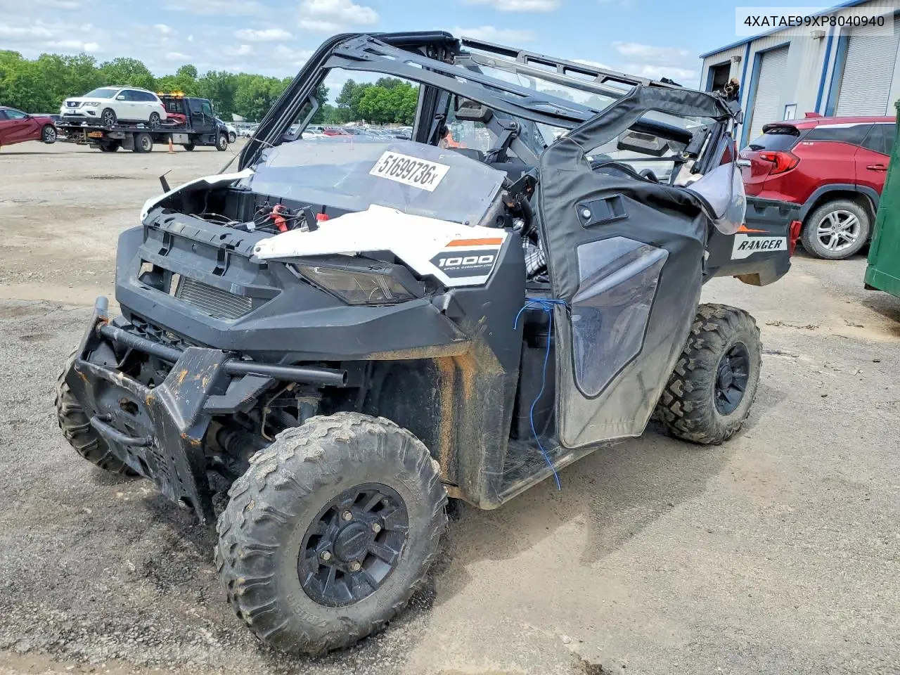 2023 Polaris Ranger 1000 Utility Vehicle VIN: 4XATAE99XP8040940 Lot: 51699736