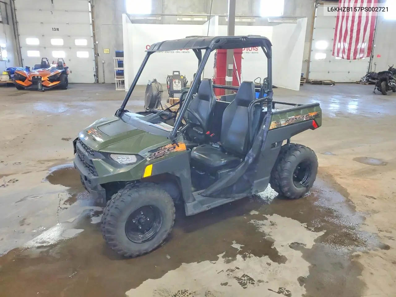 2023 Polaris Ranger 150 Efi Utility Vehicle VIN: L6KHZB157PS002721 Lot: 52186276
