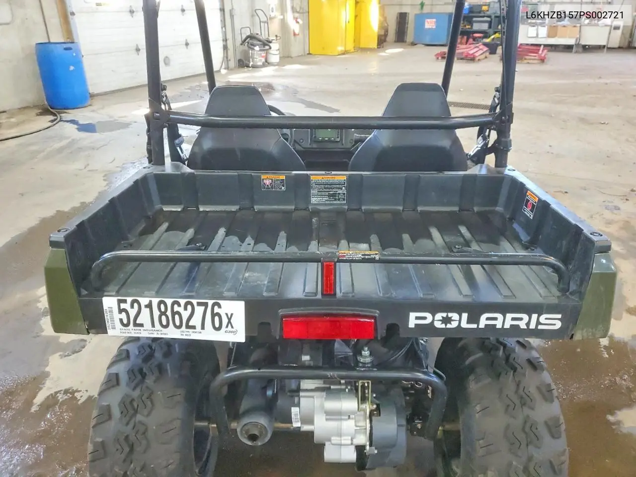 2023 Polaris Ranger 150 Efi Utility Vehicle VIN: L6KHZB157PS002721 Lot: 52186276