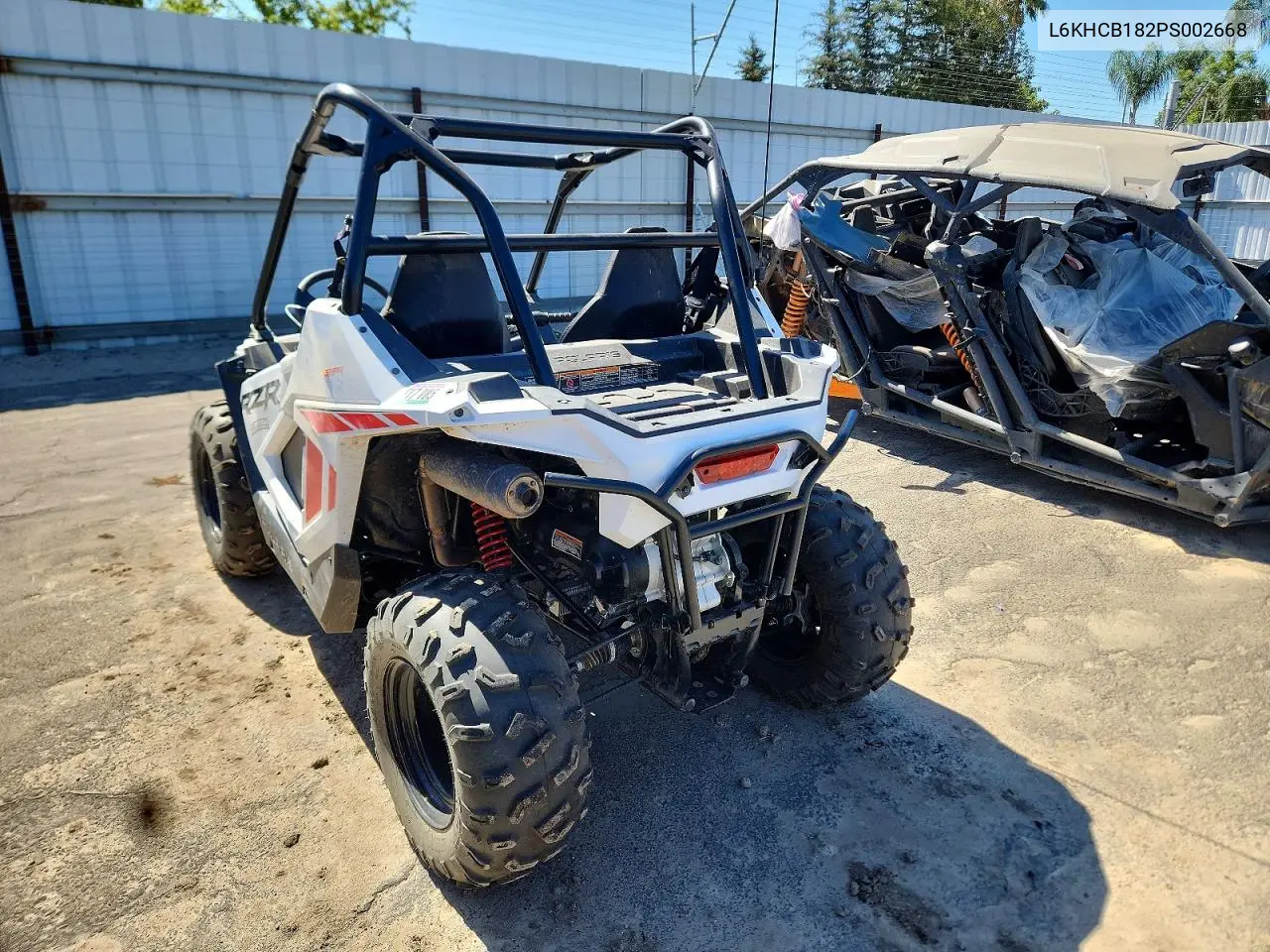 2023 Polaris Rzr Utility Vehicle VIN: L6KHCB182PS002668 Lot: 85987025