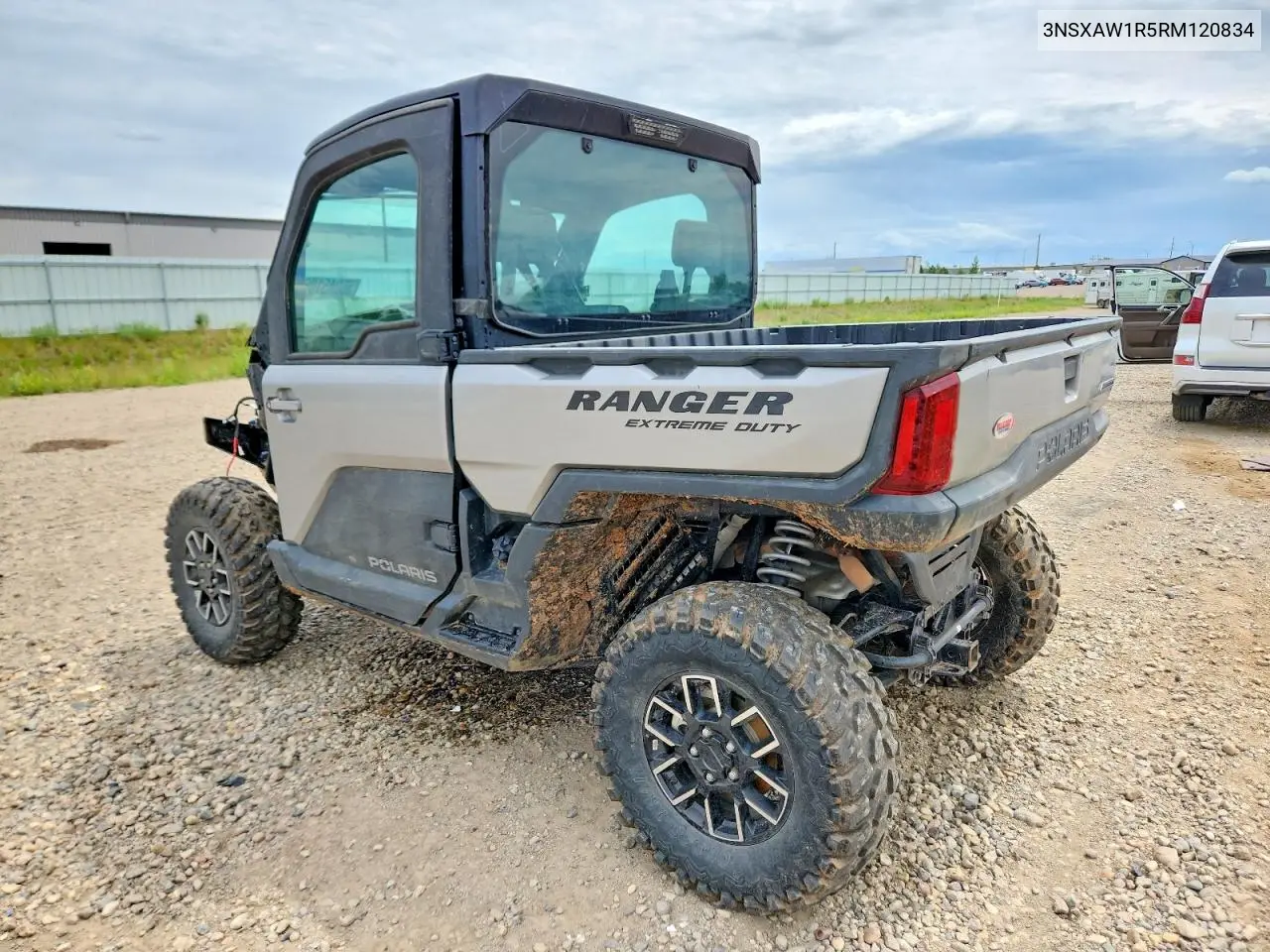 2024 Polaris Ranger Xd 1500 Northstar Edition Ultimate VIN: 3NSXAW1R5RM120834 Lot: 56045106