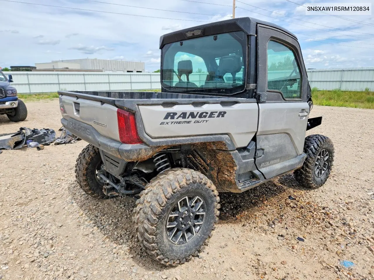 2024 Polaris Ranger Xd 1500 Northstar Edition Ultimate VIN: 3NSXAW1R5RM120834 Lot: 56045106