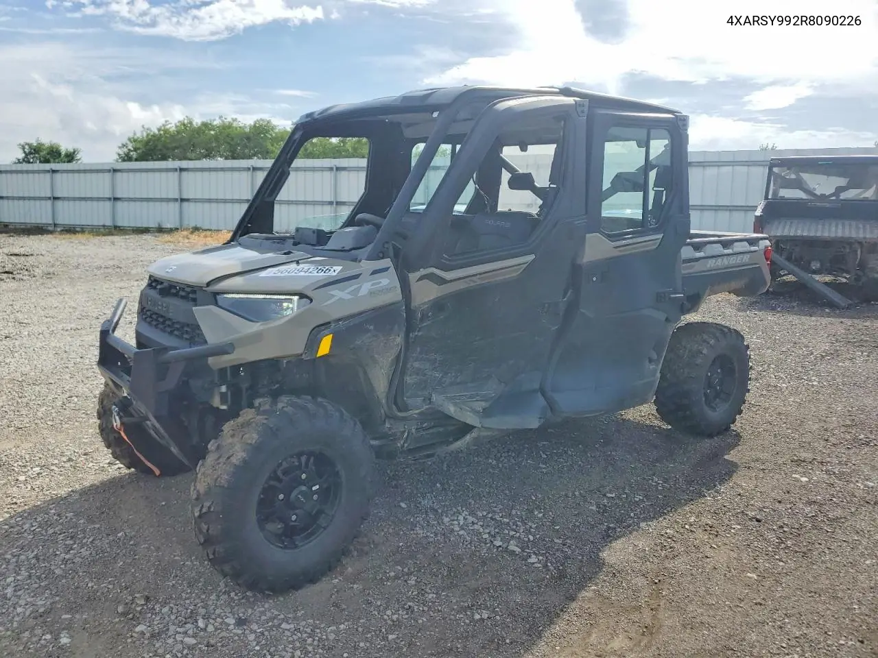 2024 Polaris Ranger Xp Utility Vehicle VIN: 4XARSY992R8090226 Lot: 56094266