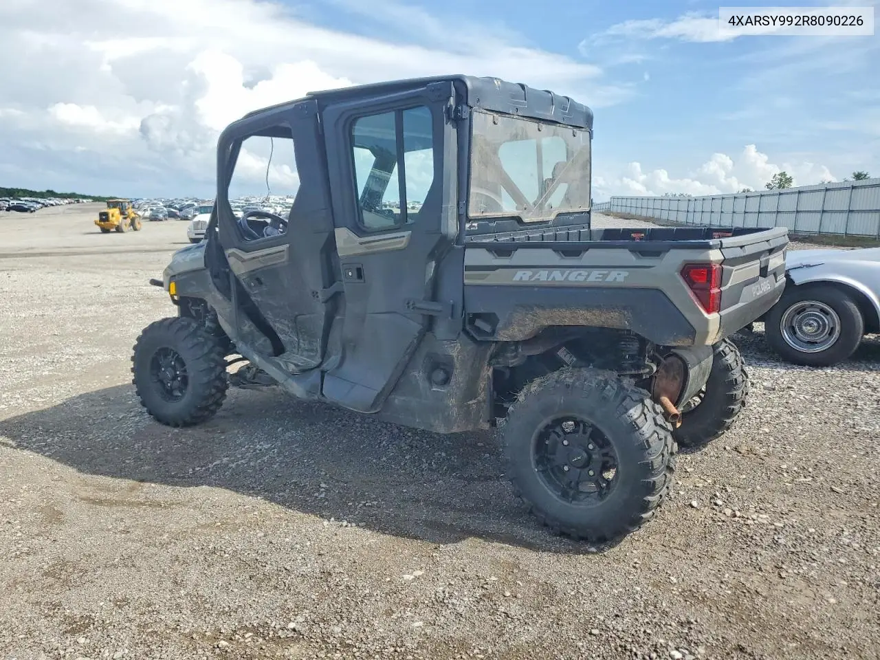 2024 Polaris Ranger Xp Utility Vehicle VIN: 4XARSY992R8090226 Lot: 56094266