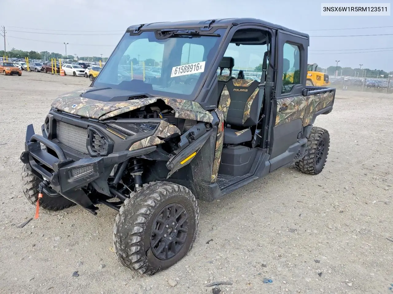 2024 Polaris Ranger Crew Xd 1500 Northstar Edition VIN: 3NSX6W1R5RM123511 Lot: 61588916