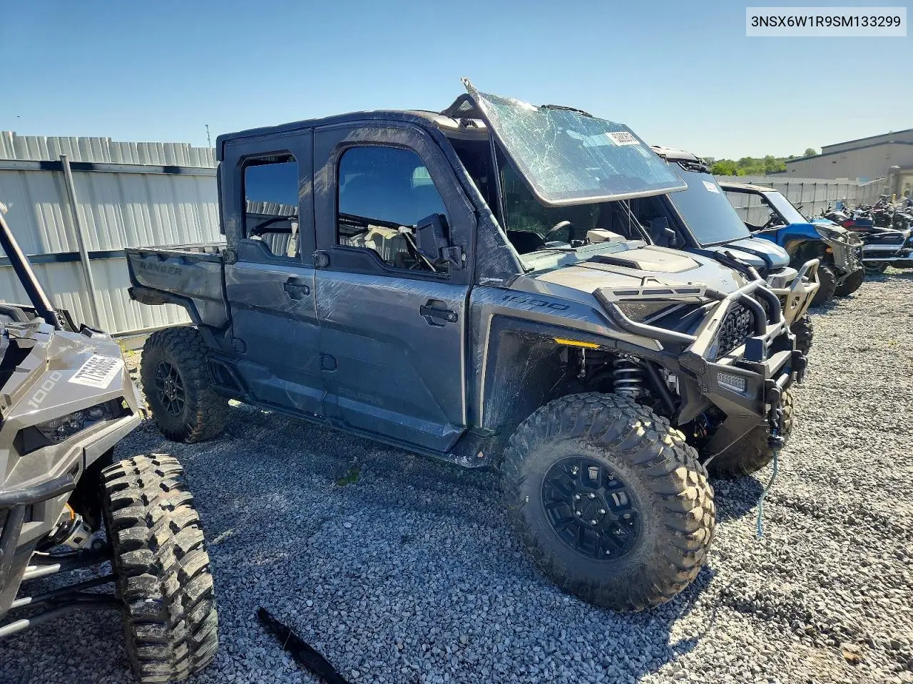 2025 Polaris Ranger Utility Vehicle VIN: 3NSX6W1R9SM133299 Lot: 52882616